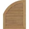 Ekena Millwork Quarter Round Top Right Western Red Cedar Gable Vent w/Decorative Face Frame, 06"W x 34"H GVWQR06X3402SDUWR - alternate 2